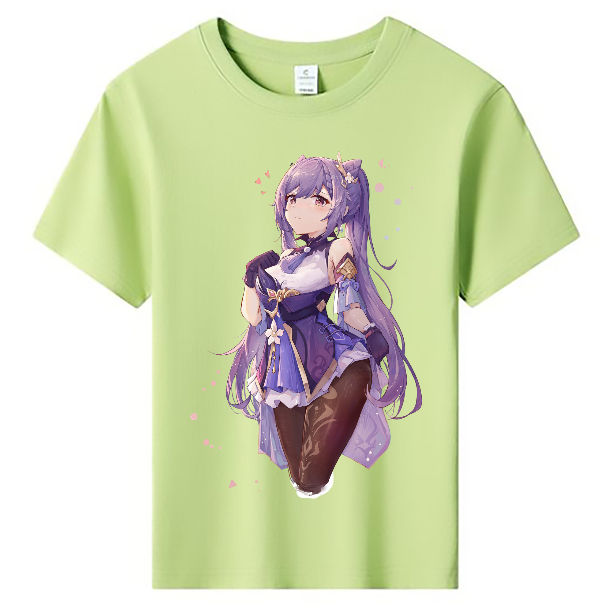 げんし神 刻晴 こくせい genshin Kokusei 綿100％キッズTシャツ（フロントプリント）